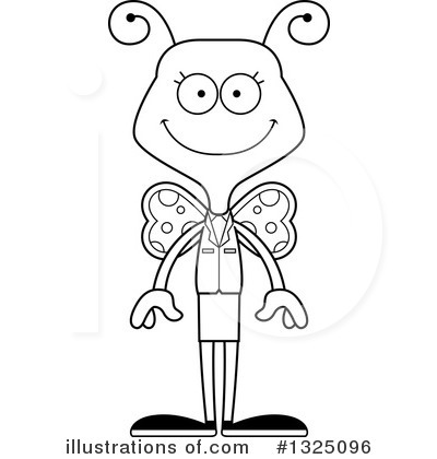Royalty-Free (RF) Butterfly Clipart Illustration by Cory Thoman - Stock Sample #1325096