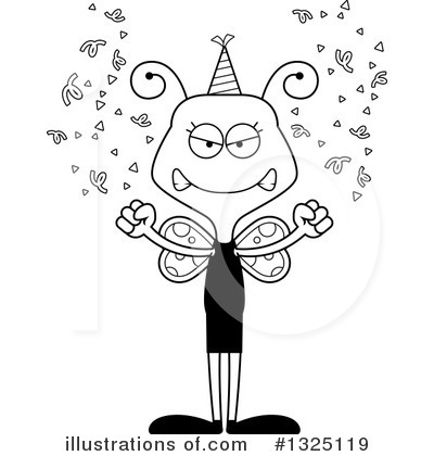 Royalty-Free (RF) Butterfly Clipart Illustration by Cory Thoman - Stock Sample #1325119