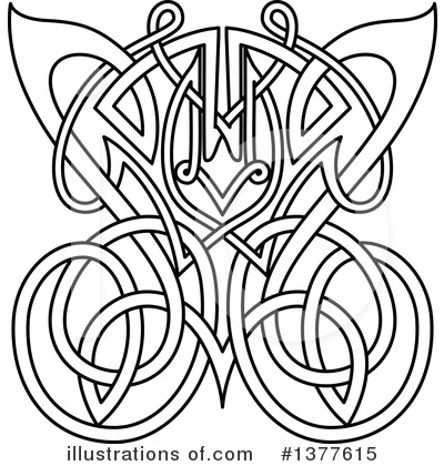 Royalty-Free (RF) Butterfly Clipart Illustration by Vector Tradition SM - Stock Sample #1377615