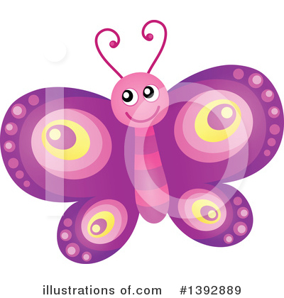 Royalty-Free (RF) Butterfly Clipart Illustration by visekart - Stock Sample #1392889