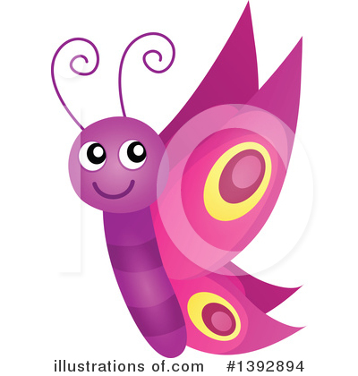 Royalty-Free (RF) Butterfly Clipart Illustration by visekart - Stock Sample #1392894
