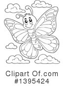 Butterfly Clipart #1395424 by visekart