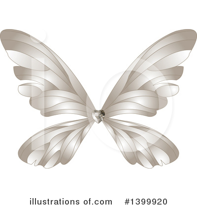 Royalty-Free (RF) Butterfly Clipart Illustration by Pushkin - Stock Sample #1399920