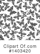 Butterfly Clipart #1403420 by Vector Tradition SM