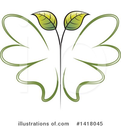 Royalty-Free (RF) Butterfly Clipart Illustration by Lal Perera - Stock Sample #1418045