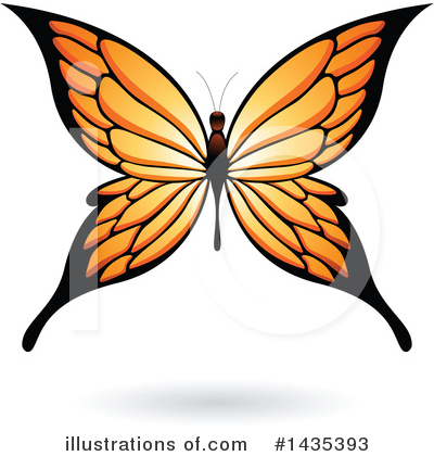 Royalty-Free (RF) Butterfly Clipart Illustration by cidepix - Stock Sample #1435393
