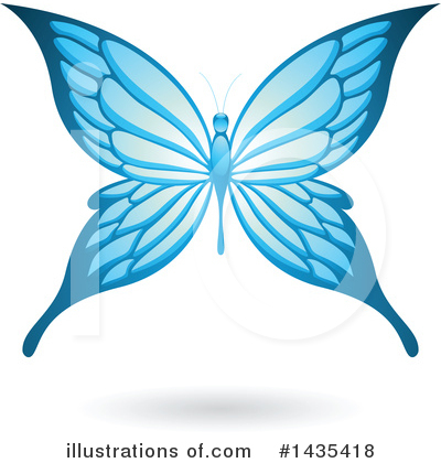 Royalty-Free (RF) Butterfly Clipart Illustration by cidepix - Stock Sample #1435418