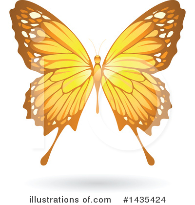 Royalty-Free (RF) Butterfly Clipart Illustration by cidepix - Stock Sample #1435424