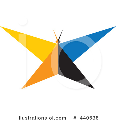 Royalty-Free (RF) Butterfly Clipart Illustration by ColorMagic - Stock Sample #1440638