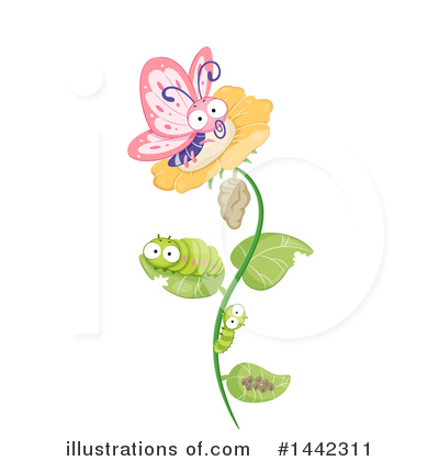 Royalty-Free (RF) Butterfly Clipart Illustration by BNP Design Studio - Stock Sample #1442311
