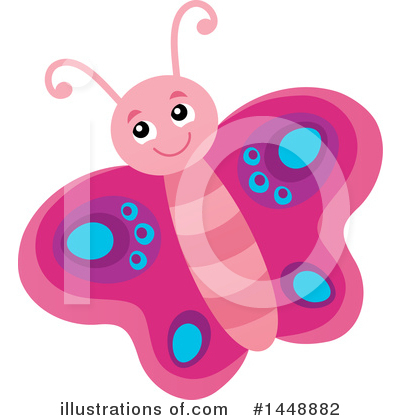 Royalty-Free (RF) Butterfly Clipart Illustration by visekart - Stock Sample #1448882