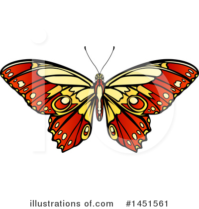Royalty-Free (RF) Butterfly Clipart Illustration by AtStockIllustration - Stock Sample #1451561
