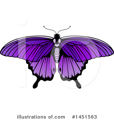 Royalty-Free (RF) Butterfly Clipart Illustration by AtStockIllustration - Stock Sample #1451563