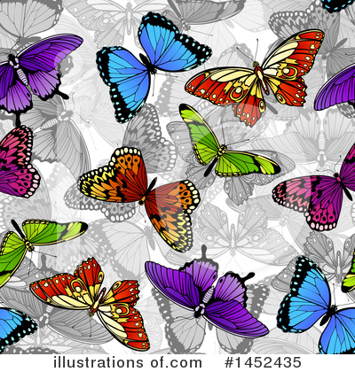 Royalty-Free (RF) Butterfly Clipart Illustration by AtStockIllustration - Stock Sample #1452435