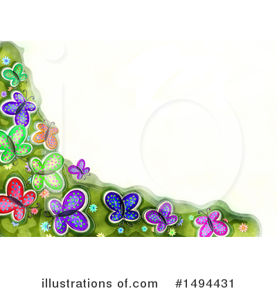Royalty-Free (RF) Butterfly Clipart Illustration by Prawny - Stock Sample #1494431
