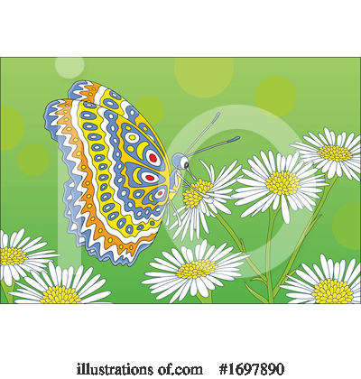 Royalty-Free (RF) Butterfly Clipart Illustration by Alex Bannykh - Stock Sample #1697890