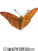 Butterfly Clipart #1740659 by dero