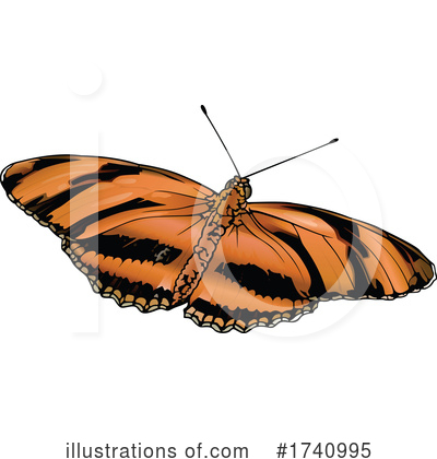 Royalty-Free (RF) Butterfly Clipart Illustration by dero - Stock Sample #1740995