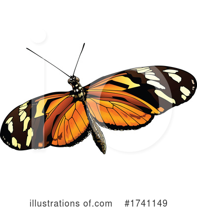 Royalty-Free (RF) Butterfly Clipart Illustration by dero - Stock Sample #1741149