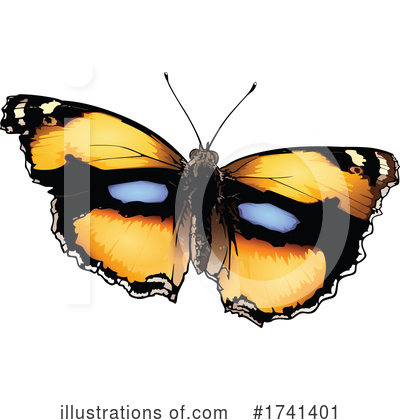 Royalty-Free (RF) Butterfly Clipart Illustration by dero - Stock Sample #1741401