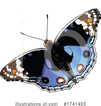 Royalty-Free (RF) Butterfly Clipart Illustration by dero - Stock Sample #1741403