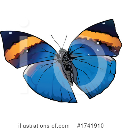 Royalty-Free (RF) Butterfly Clipart Illustration by dero - Stock Sample #1741910