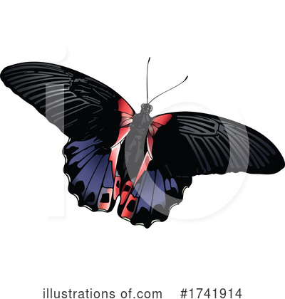 Royalty-Free (RF) Butterfly Clipart Illustration by dero - Stock Sample #1741914