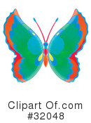 Butterfly Clipart #32048 by Alex Bannykh