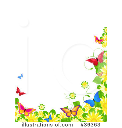 Royalty-Free (RF) Butterfly Clipart Illustration by elaineitalia - Stock Sample #36363