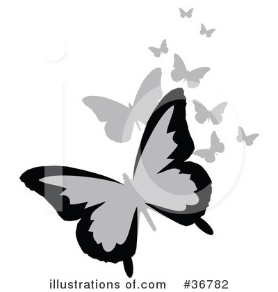 Butterflies Clipart #36782 by OnFocusMedia