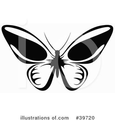 Royalty-Free (RF) Butterfly Clipart Illustration by dero - Stock Sample #39720