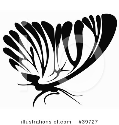 Royalty-Free (RF) Butterfly Clipart Illustration by dero - Stock Sample #39727