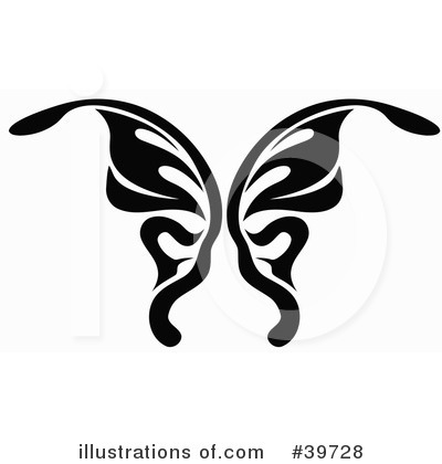 Royalty-Free (RF) Butterfly Clipart Illustration by dero - Stock Sample #39728