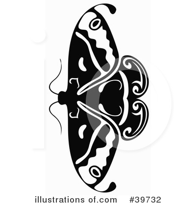 Royalty-Free (RF) Butterfly Clipart Illustration by dero - Stock Sample #39732