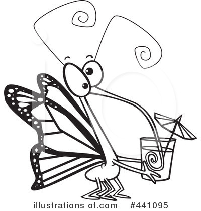 Butterfly Clipart #441095 by toonaday