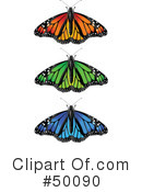 Butterfly Clipart #50090 by Pushkin