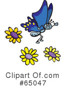 Butterfly Clipart #65047 by Dennis Holmes Designs