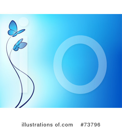Royalty-Free (RF) Butterfly Clipart Illustration by elena - Stock Sample #73796
