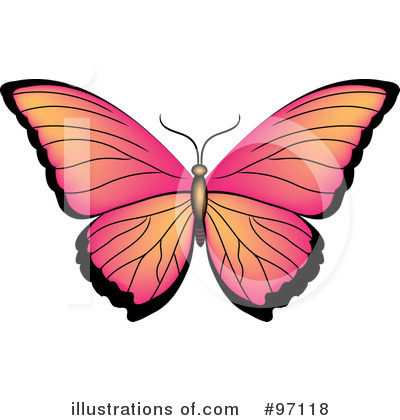 Butterfly Clipart #97118 by Pams Clipart