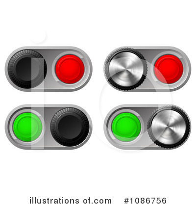Royalty-Free (RF) Buttons Clipart Illustration by AtStockIllustration - Stock Sample #1086756
