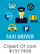 Cab Driver Clipart #1317406 by Vector Tradition SM