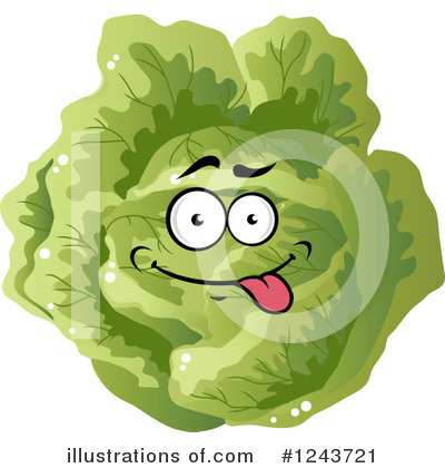 Royalty-Free (RF) Cabbage Clipart Illustration by Vector Tradition SM - Stock Sample #1243721