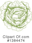 Cabbage Clipart #1384474 by Vector Tradition SM