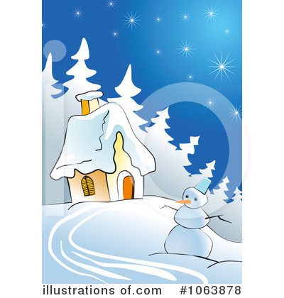 Royalty-Free (RF) Cabin Clipart Illustration by Vector Tradition SM - Stock Sample #1063878