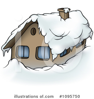 Royalty-Free (RF) Cabin Clipart Illustration by dero - Stock Sample #1095750