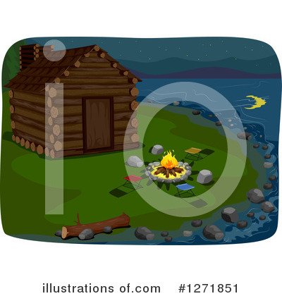 Royalty-Free (RF) Cabin Clipart Illustration by BNP Design Studio - Stock Sample #1271851