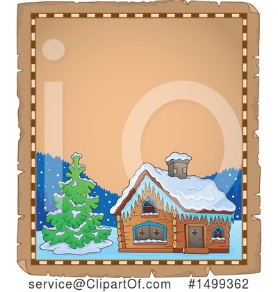Royalty-Free (RF) Cabin Clipart Illustration by visekart - Stock Sample #1499362