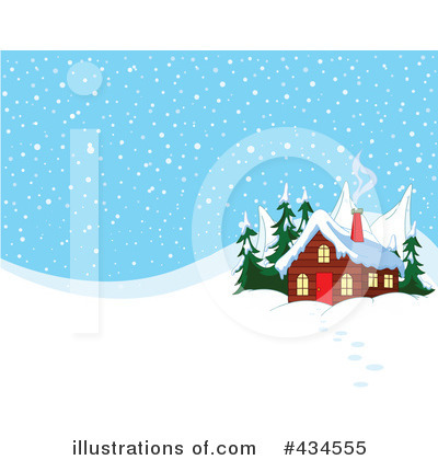Royalty-Free (RF) Cabin Clipart Illustration by Pushkin - Stock Sample #434555