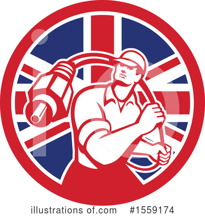 Royalty-Free (RF) Cable Guy Clipart Illustration by patrimonio - Stock Sample #1559174