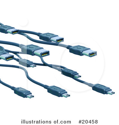 Royalty-Free (RF) Cables Clipart Illustration by Tonis Pan - Stock Sample #20458